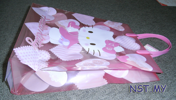 Hello Kitty Pink Shopping Bag - Click Image to Close