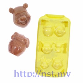 Winnie the pooh 3D Chocholate/Ice/Jelly Mould