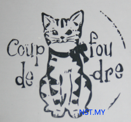 可爱猫咪造型印章