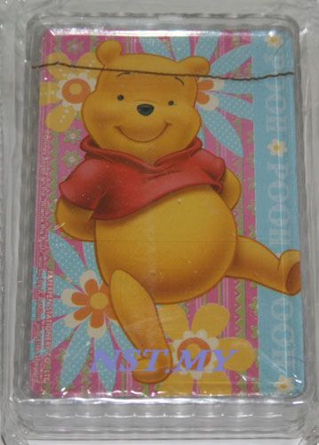 Cute Winnie the Pooh Poker Card with case