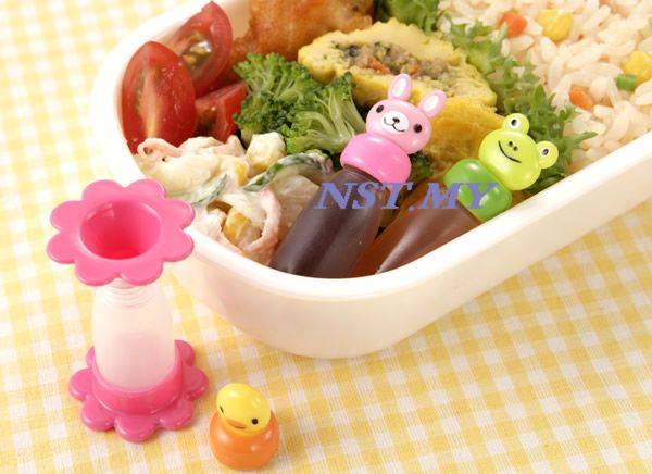 Japan Import Cute Rabbit+Frog+Chick Sauce Container - Click Image to Close