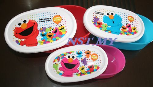 Japan Made Elmo Bento 3 in 1 Set