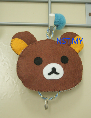 Handmade Key Holder-Rilakkuma Face