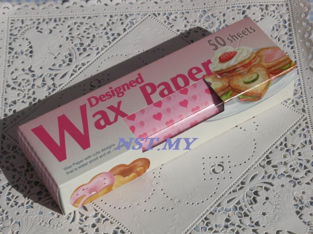 Japan Import Heart Shaped Wax Paper