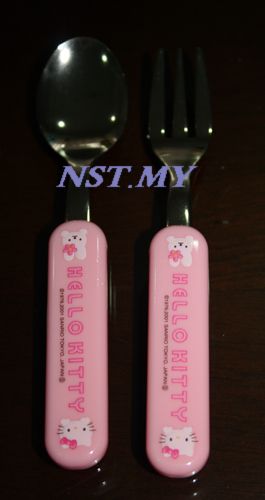 Japan Import Hello Kitty Fork & spoon Set