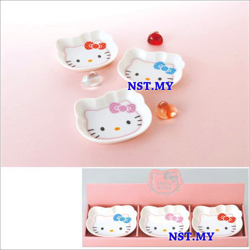 Hello Kitty Plate Gift Set - Click Image to Close