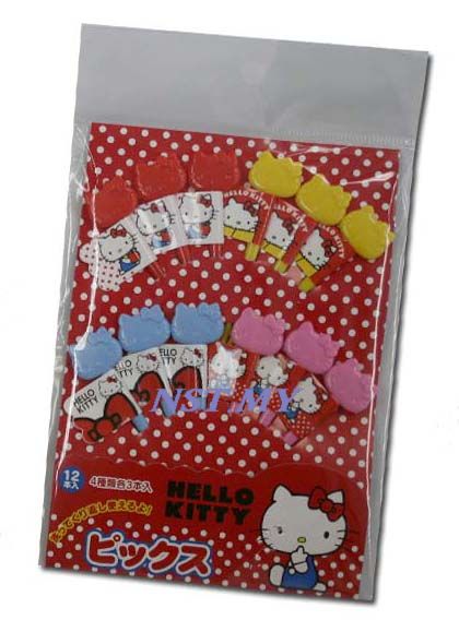 Japan Made Hello Kitty Reusable flag pick