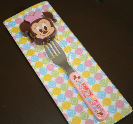 Japan Import Minnie Fork with cover set