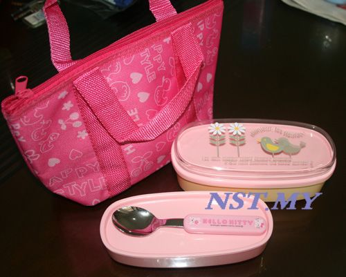 Japan Import Pink Bento Box Set