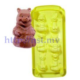 Pooh/Piglet/Tigger chocolate/ice/jelly mould