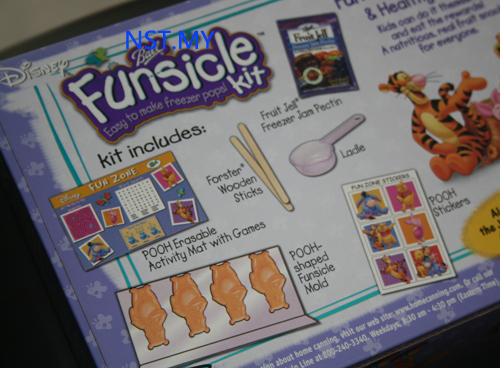 Pooh Freezer Pops Making Kit - Click Image to Close