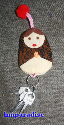 Handmade Russian Doll Key Holder - Click Image to Close