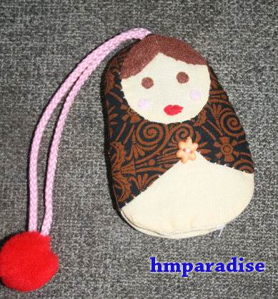 Handmade Russian Doll Key Holder
