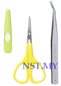 Japan Import Seaweed scissors and tweezer set