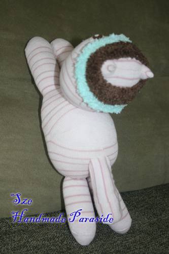 Sport Cat Handmade Sock Dolls - Click Image to Close