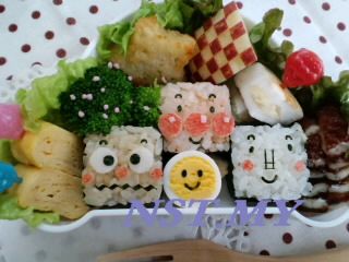 Cute Cube Rice Mould - Click Image to Close