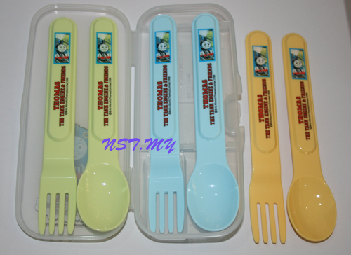 Japan Made Thomas Spoon & Fork Box Set - Click Image to Close