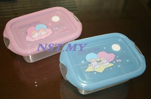 Japan Made Twin Star Microwavable Lunch Box(2 in set)