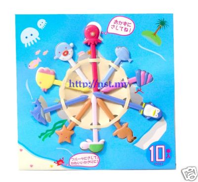 Japan Import Ocean World Sandwich/dessert/Cake Picks