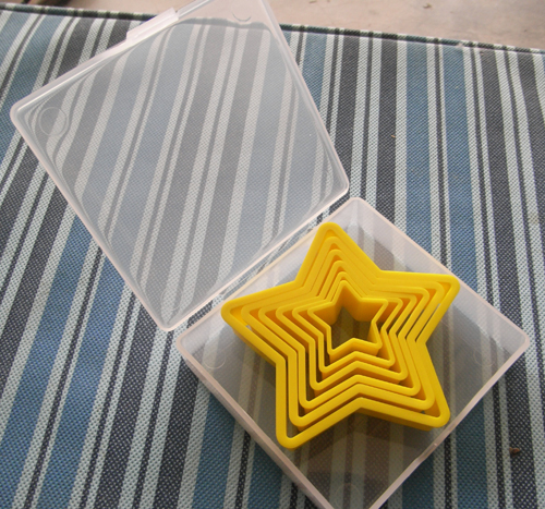 6 in 1 Star Shaped Cutter with case