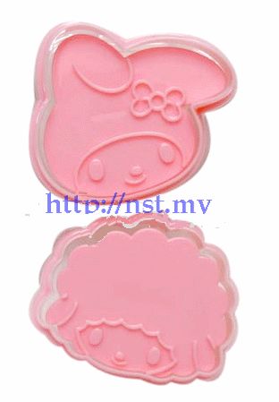 Japan Import Melody toast/cookies mould(2 in group)