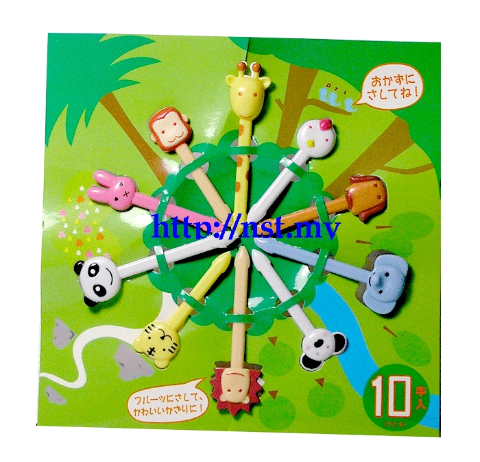 Japan Import Animal World Sandwich/dessert/Cake Picks