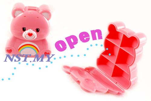 Japan Import Care Bear QQ Jewelry/medicine case