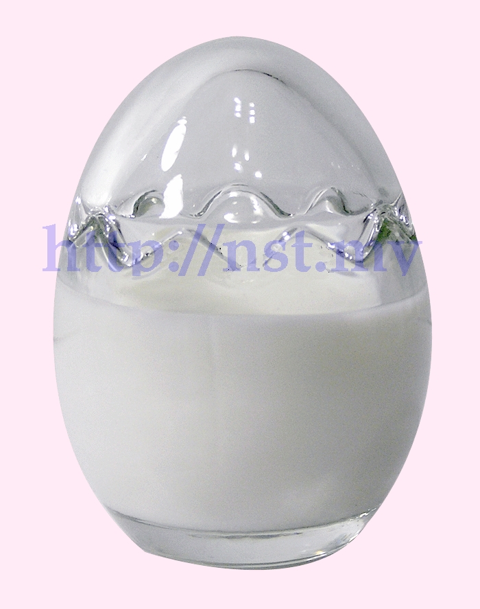 Glass Egg shaped Heat resistant pudding/cake mould