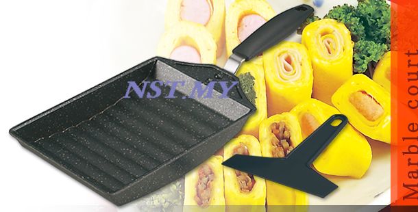 Japan Import Less Oil Easy to wash egg roll/pancake frying pan s