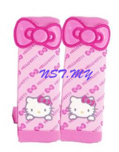 Korea Made Hello Kitty Bows Safety Belt Cover (2Pcs)