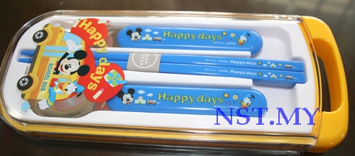 Japan Made Mickey & Donald Pull Tableware set