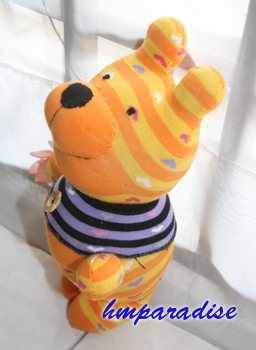 Orange Bear Handmade Sock Dolls