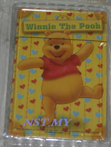 Winnie the Pooh Poker Card with case