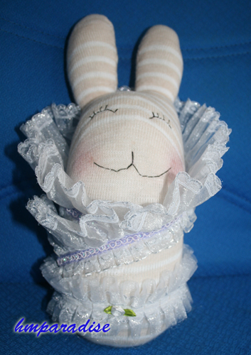 Rabbit in the Wonderland Handmade Sock Dolls