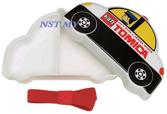 Japan Import Tomica Police Car bento box + Strap set